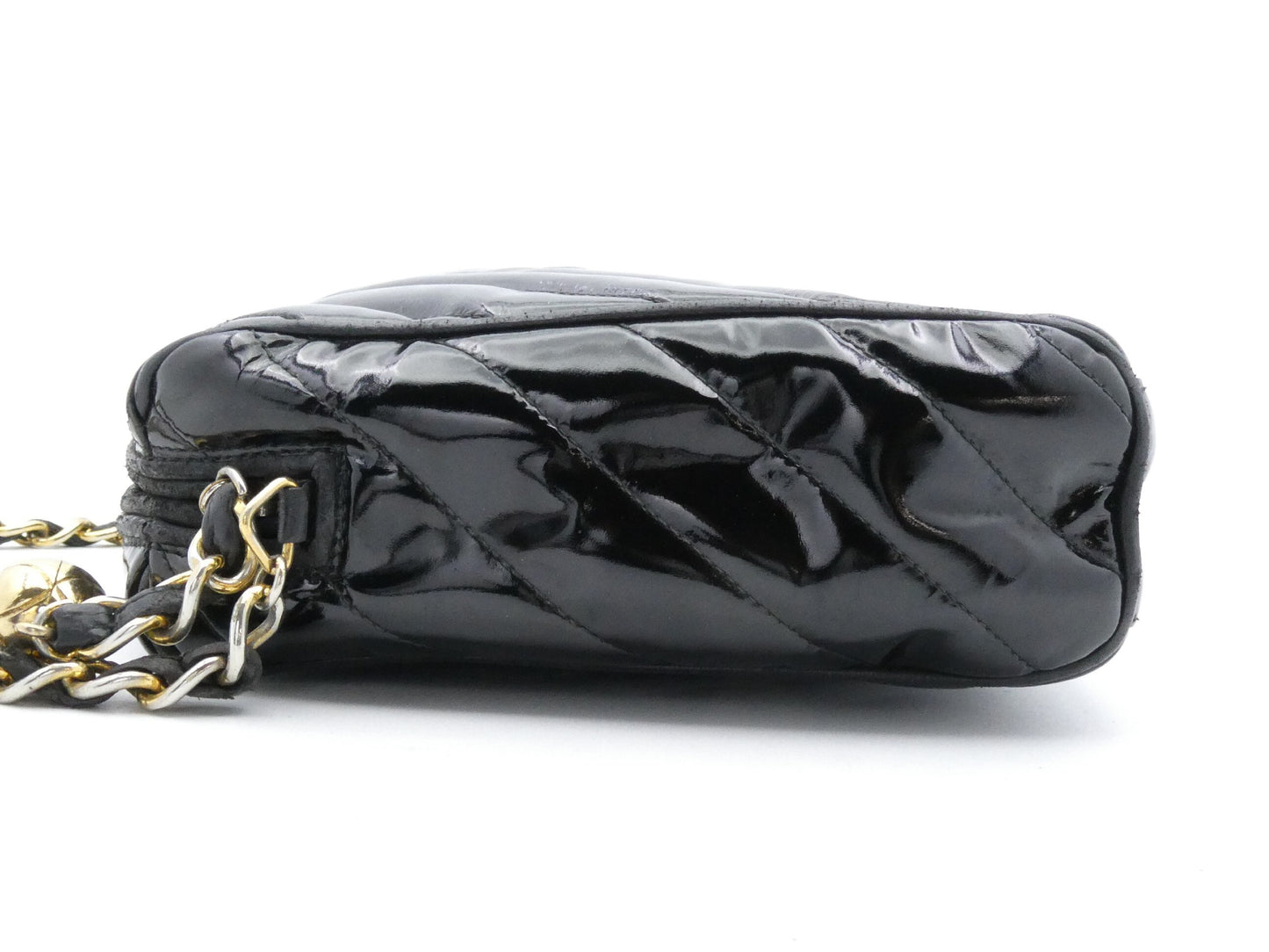 CHANEL Cocomark Enamel Chain Shoulder Bag