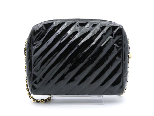 CHANEL Cocomark Enamel Chain Shoulder Bag