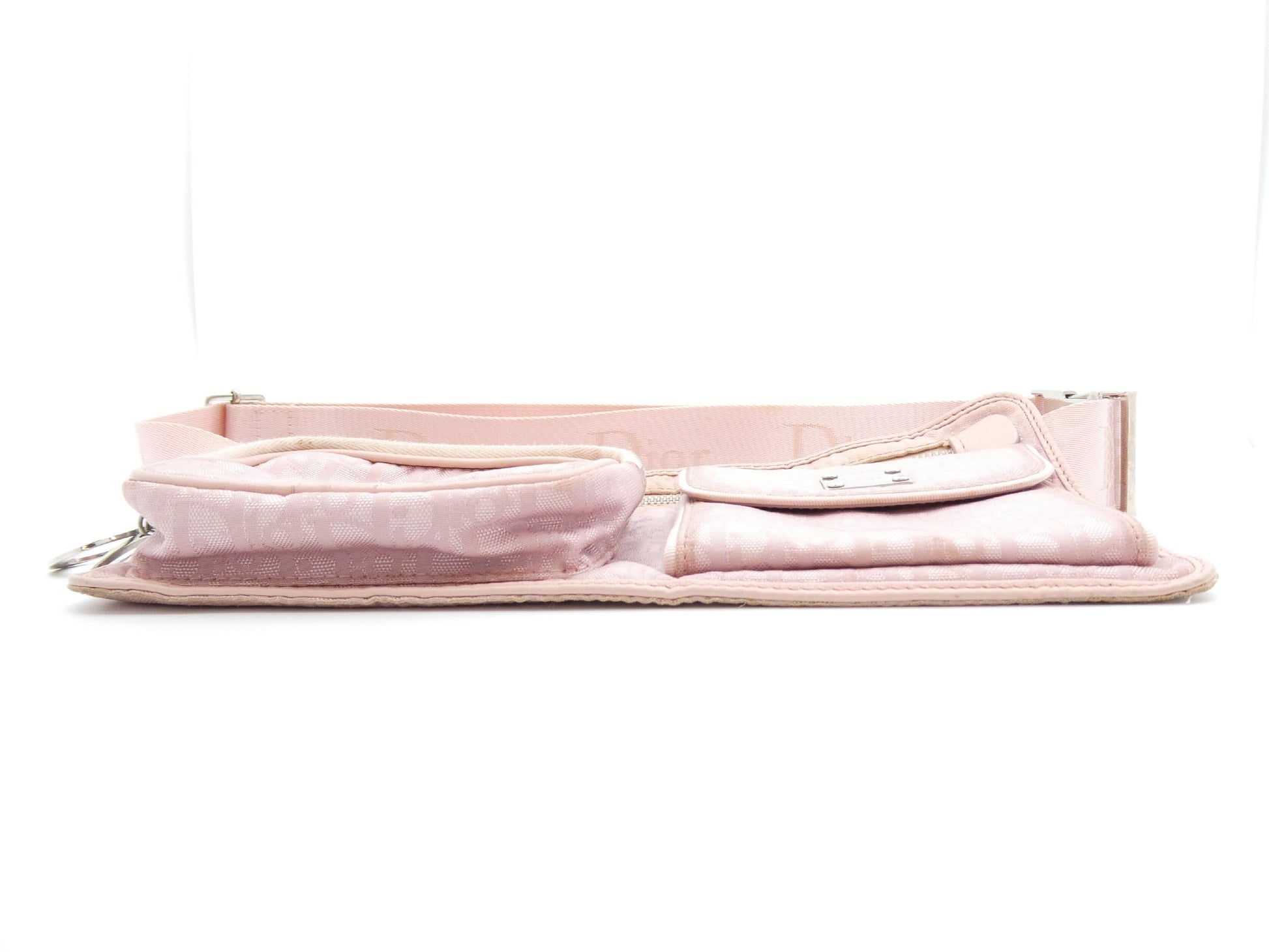 Dior Trotter Pattern Logo Charm Waist Bag