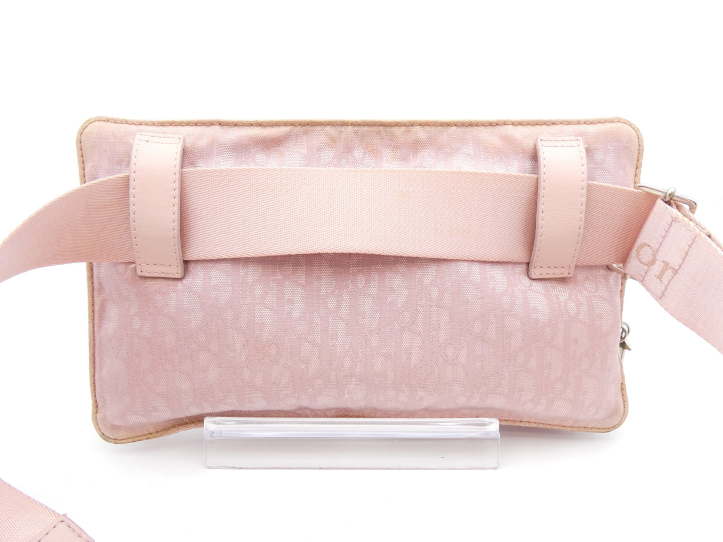 Dior Trotter Pattern Logo Charm Waist Bag