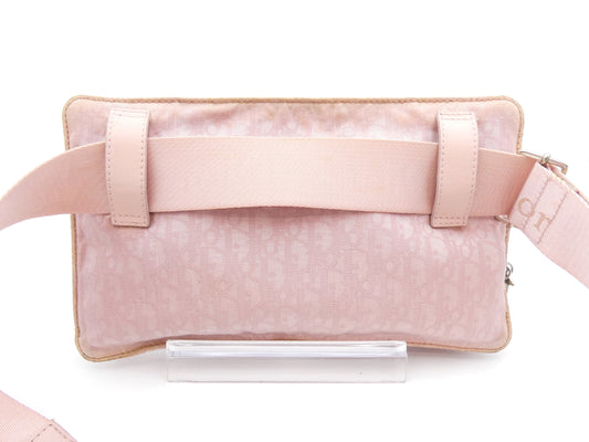 Dior Trotter Pattern Logo Charm Waist Bag