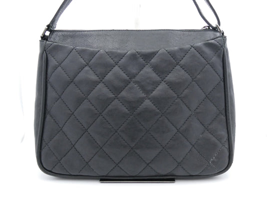 CHANEL Matelasse Deka Coco Mark Shoulder Bag