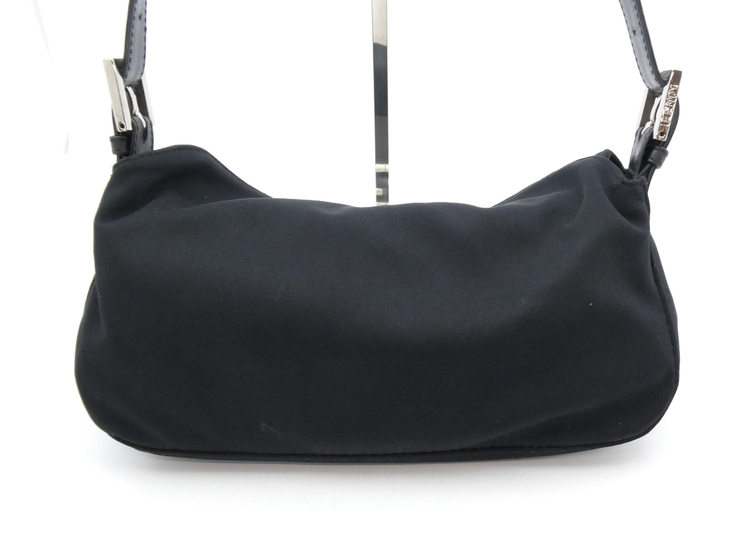 FENDI Mamma Nylon Leather Shoulder Bag