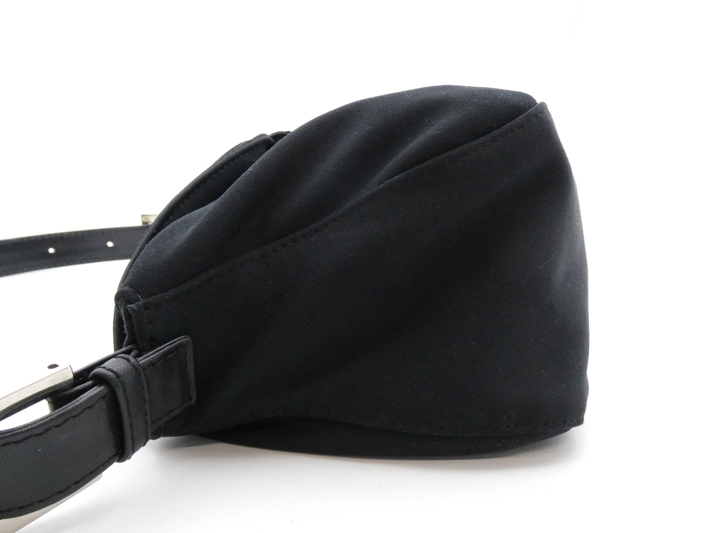 FENDI Mamma Nylon Leather Shoulder Bag