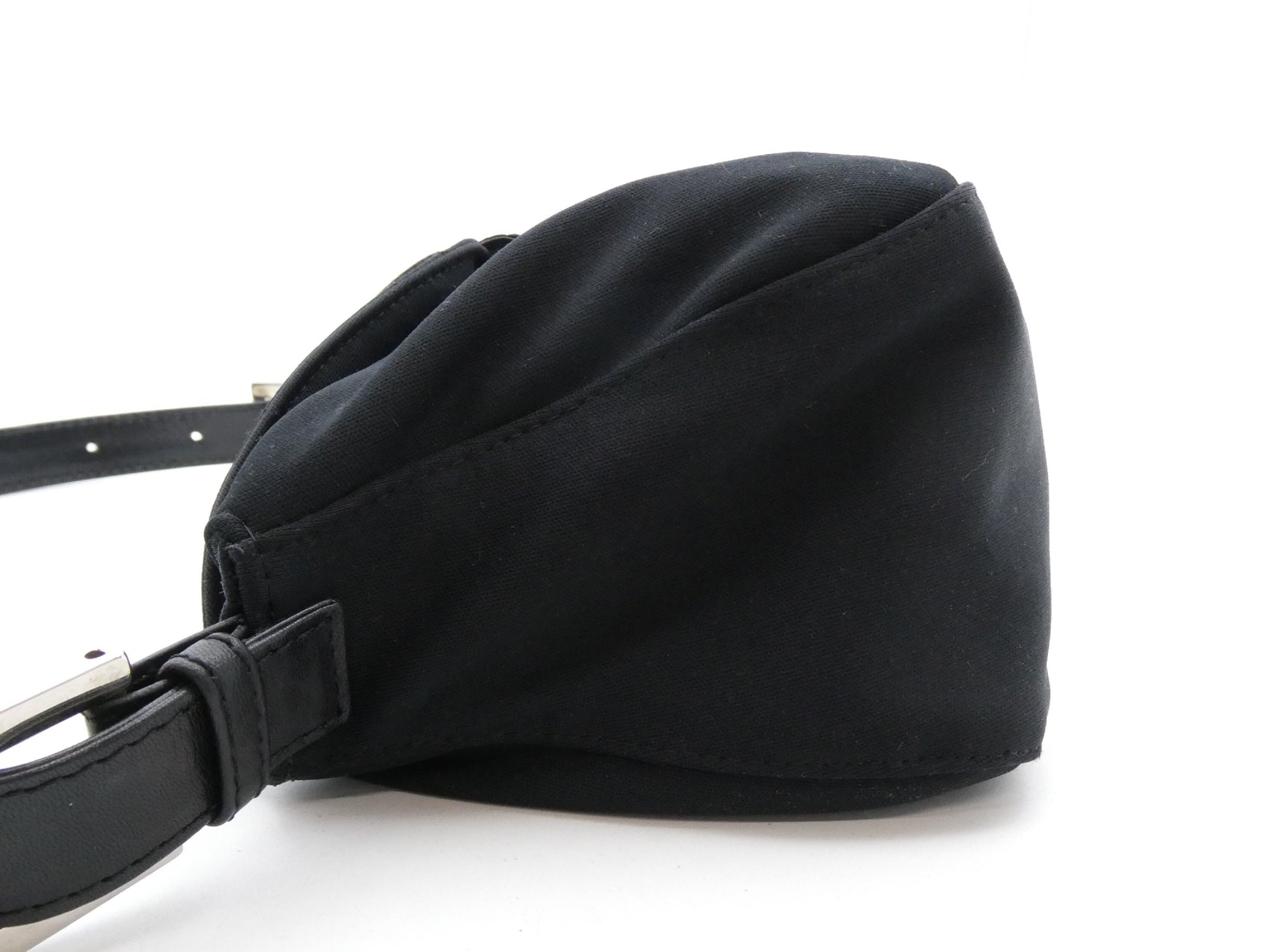 FENDI Mamma Nylon Leather Shoulder Bag