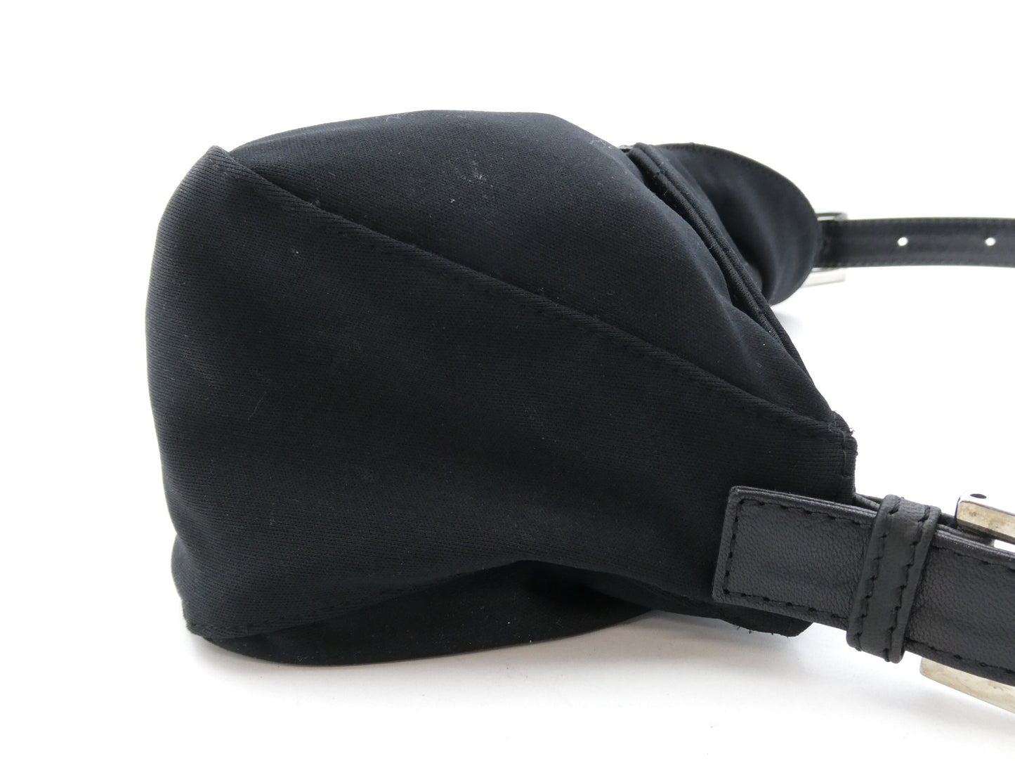 FENDI Mamma Nylon Leather Shoulder Bag