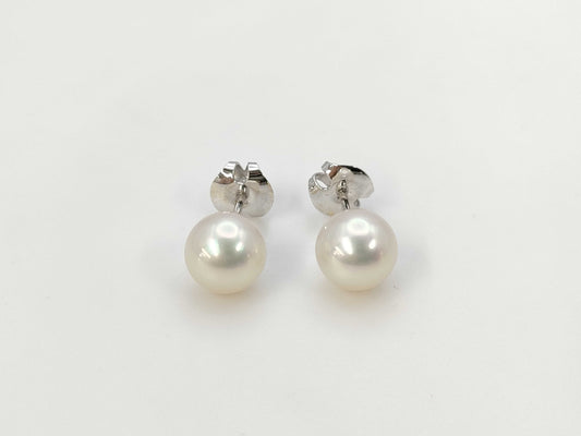 TASAKI Pearl Diameter Approx. 7.7mm/7.8mm METAL/K14WG 2.0g Earrings