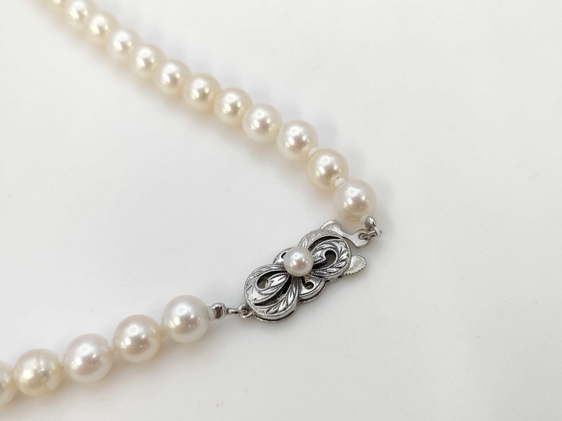 MIKIMOTO Pearl Diameter Approx. 5.9mm-6.3mm SV 25.8g Necklace