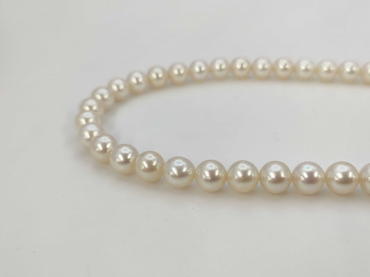 MIKIMOTO Pearl Diameter Approx. 5.9mm-6.3mm SV 25.8g Necklace