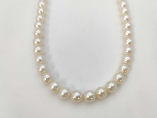 MIKIMOTO Pearl Diameter Approx. 5.9mm-6.3mm SV 25.8g Necklace