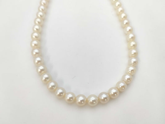 MIKIMOTO Pearl Diameter Approx. 6.2mm-6.5mm SV 22.6g Necklace