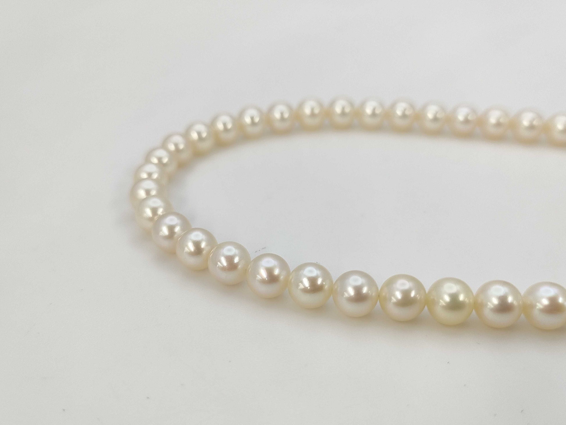 MIKIMOTO Pearl Diameter Approx. 6.2mm-6.5mm SV 22.6g Necklace