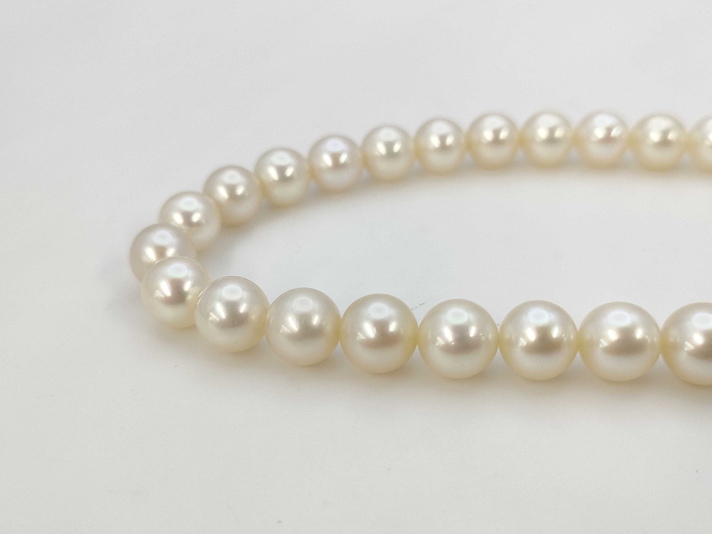 MIKIMOTO Pearl Diameter Approx. 7.5mm-7.7mm K14WG 33.9g Necklace