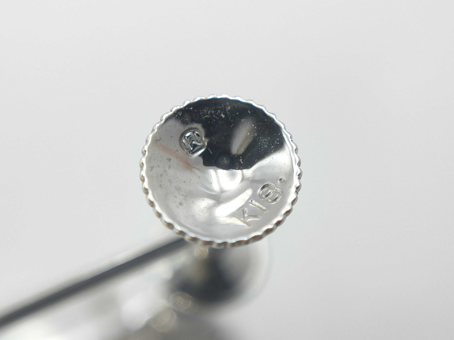 MIKIMOTO Pearl Diameter Approx. 5.8/5.7mm Diamond K18 3.1g Earrings