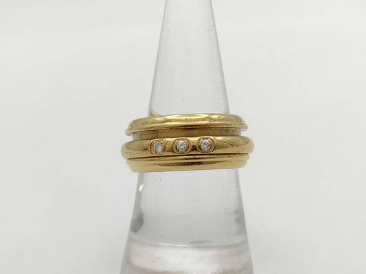 PIAGET Postion #53 3PD YG 750 13.8g Ring