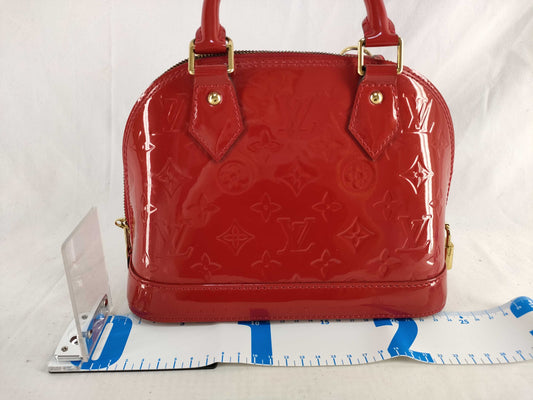 LOUIS VUITTON Louis Vuitton Enamel Alma BB Shoulder Bag Handbag