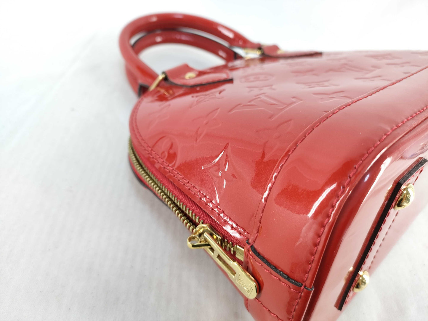 LOUIS VUITTON Louis Vuitton Enamel Alma BB Shoulder Bag Handbag