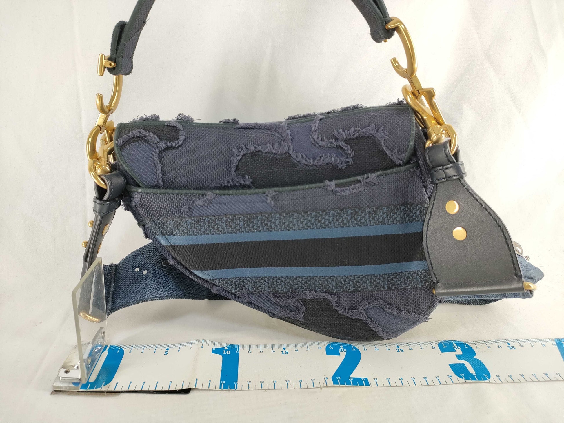 Dior Leobrique Saddlebag Canvas Shoulder Bag Shoulder Bag