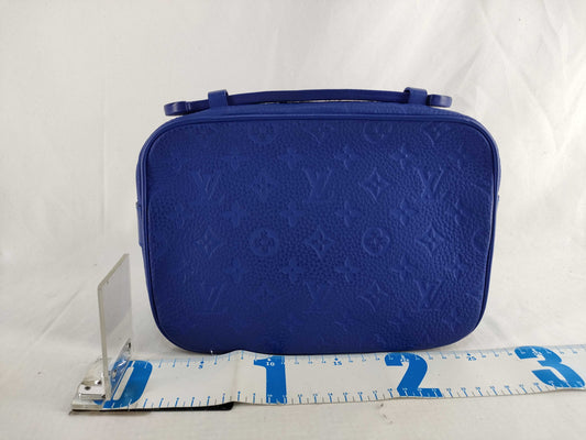 LOUIS VUITTON Monogram Empreinte Louis Vuitton Message Shoulder Bag with IC Chip