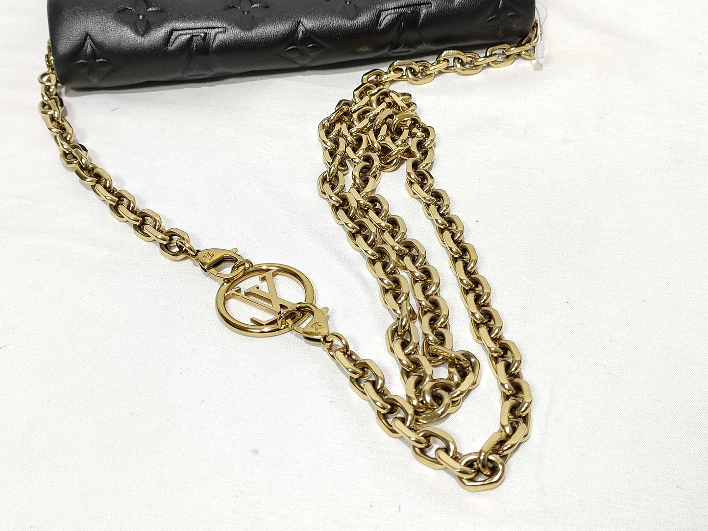 LOUIS VUITTON Monogram Empreinte Louis Vuitton Pochette Coussin Shoulder Bag