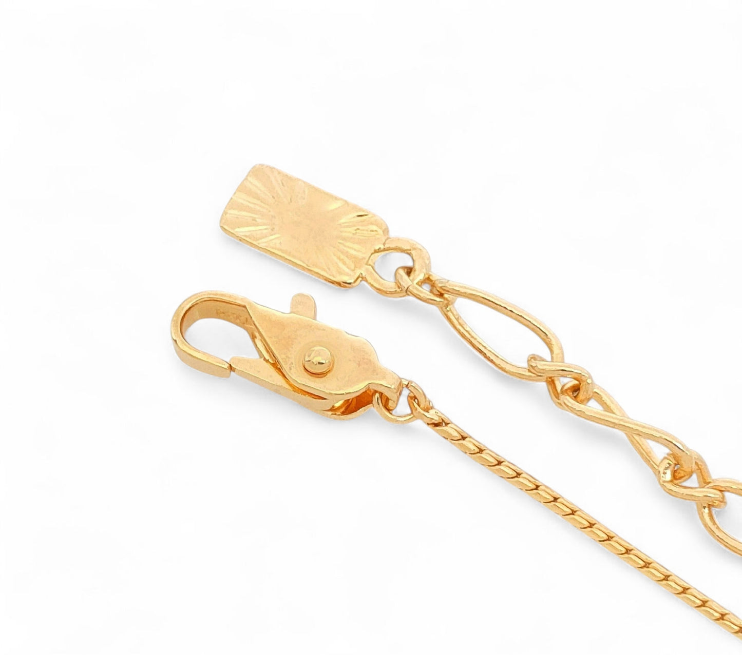 Yves Saint Laurent Gold-Coloured Rhinestone - Faux Pearl - Pendant - Necklace - 4.3g Necklace