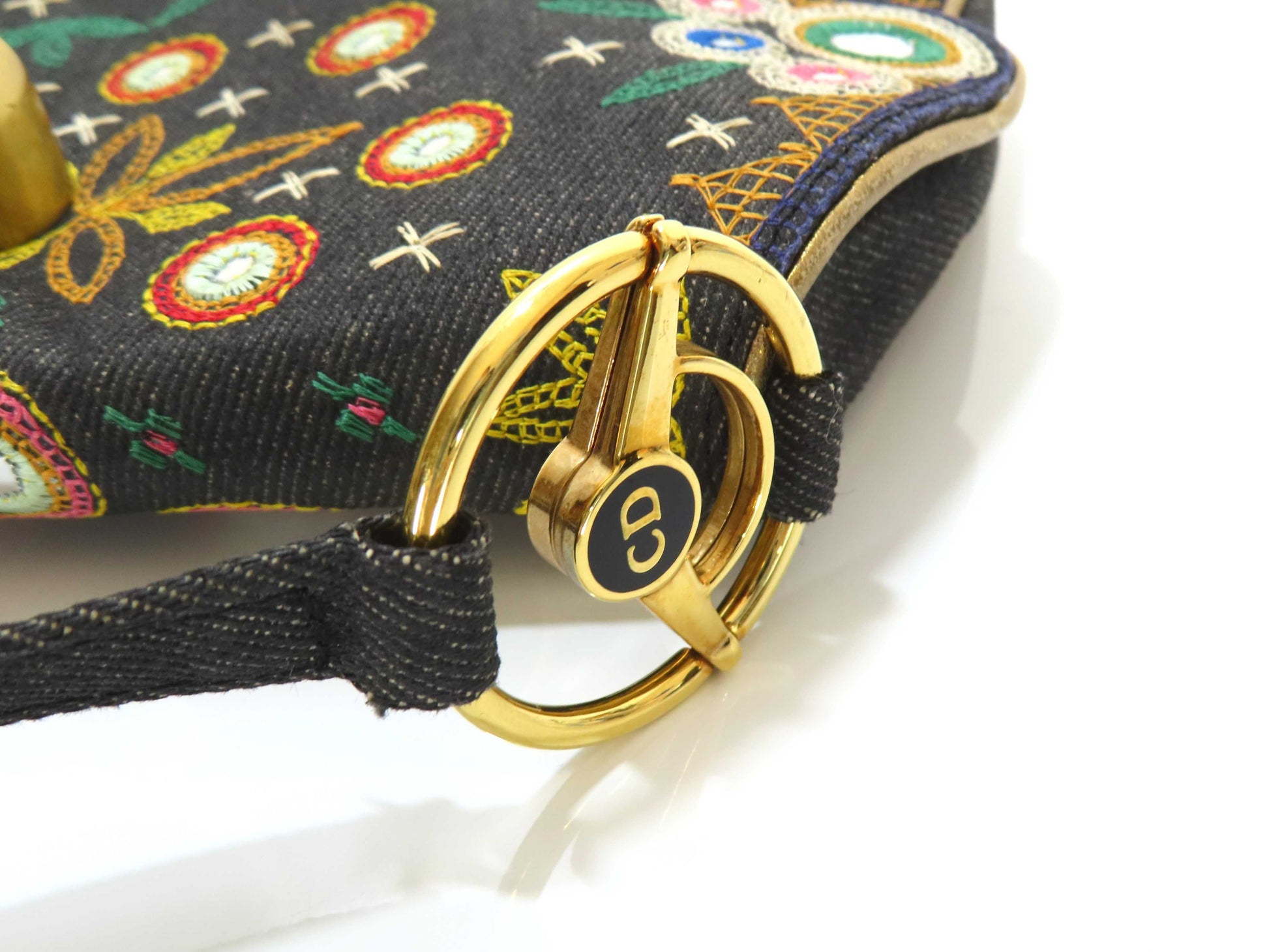 Christian Dior Montaigne Chris Denim 1947 Shoulder Bag Shoulder Bag
