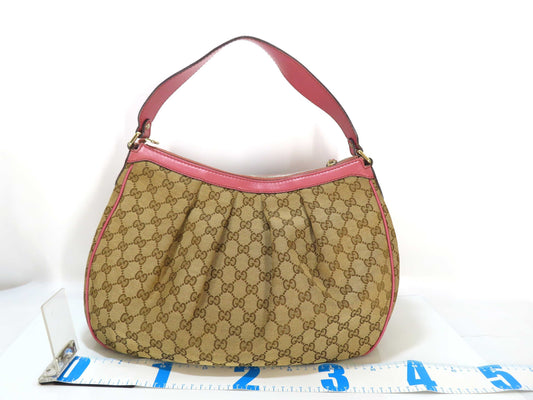 GUCCI GG Canvas GUCCI Soukie GG Canvas Handbag Handbag