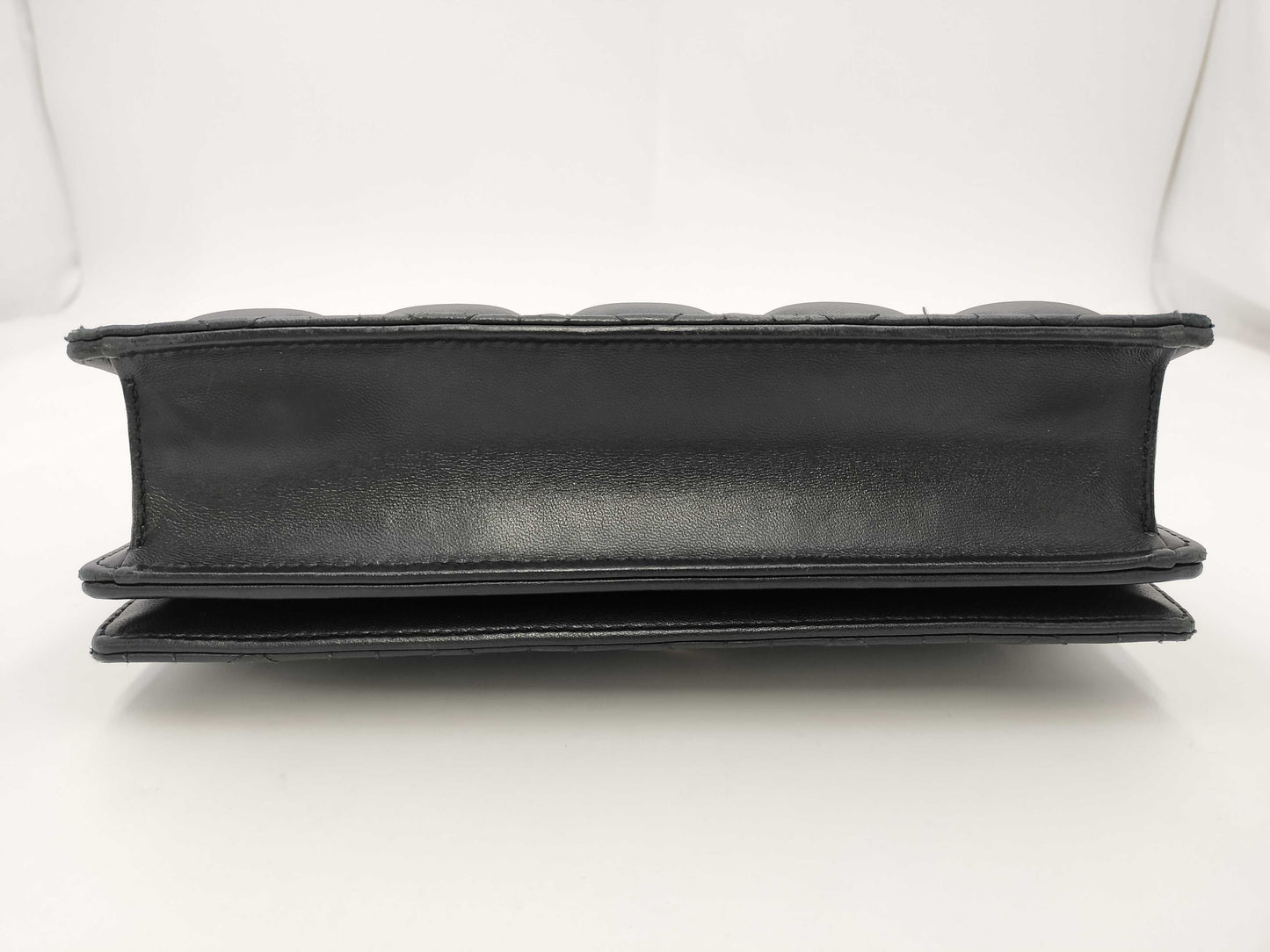 Dior My Dior Black Top Handle Bag 2-Way Cannage Chain Shoulder Bag M0997ONGE