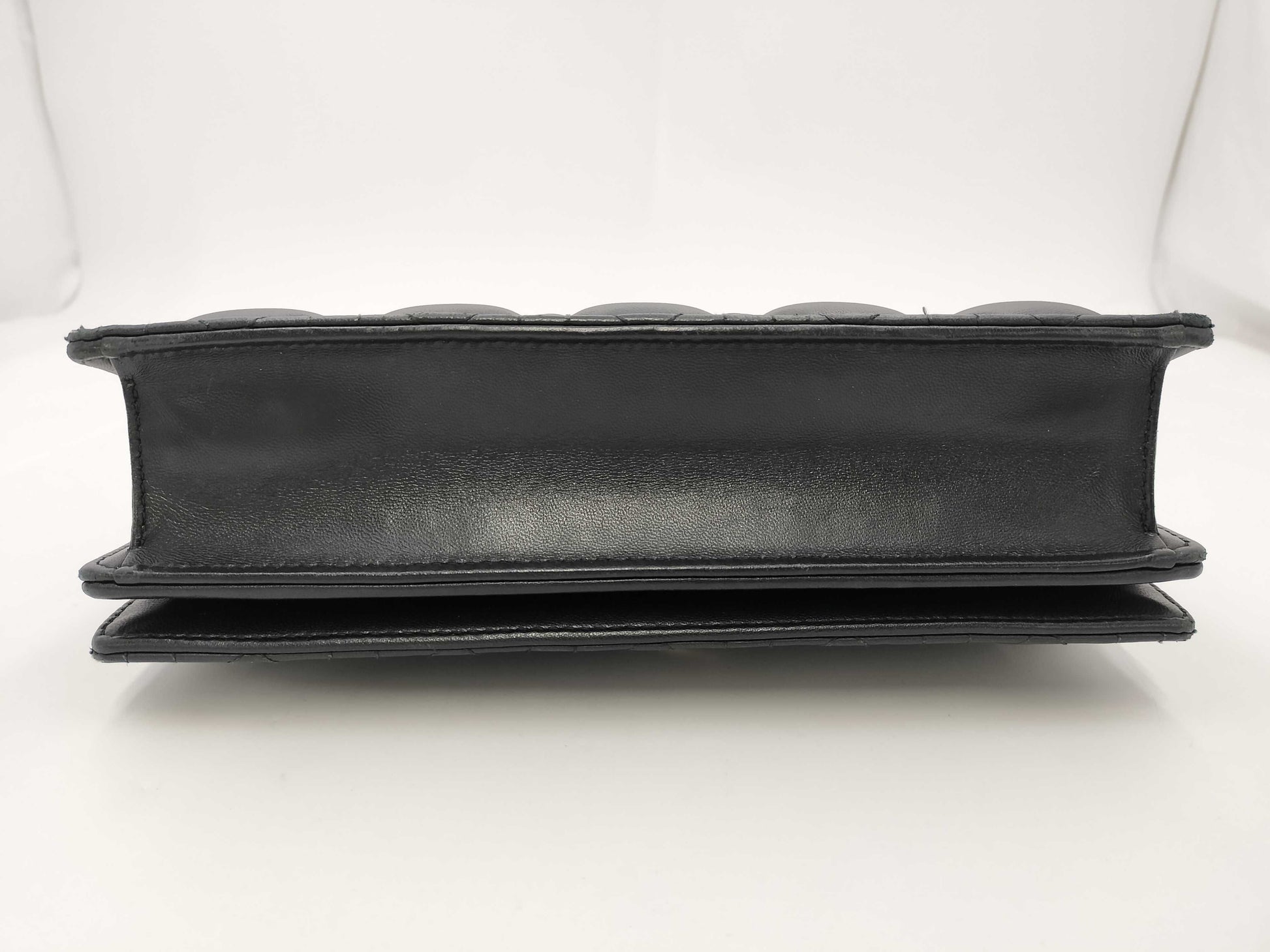 Dior My Dior Black Top Handle Bag 2-Way Cannage Chain Shoulder Bag M0997ONGE
