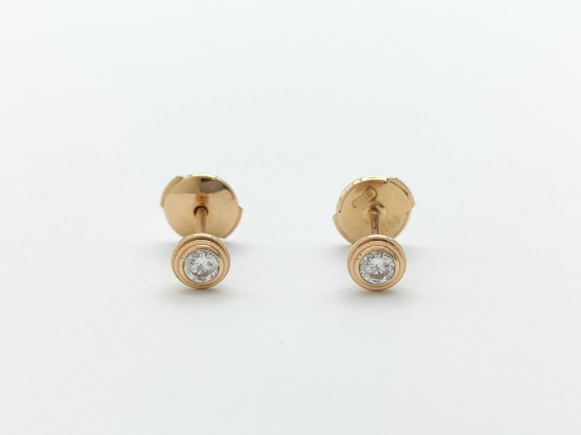 Cartier Dammard Leger SM PG Au750 1.3g Earrings