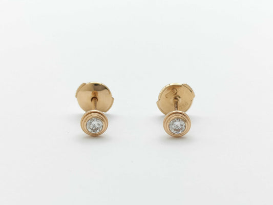 Cartier Dammard Leger SM PG Au750 1.3g Earrings