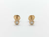 Cartier Dammard Leger SM PG Au750 1.3g Earrings