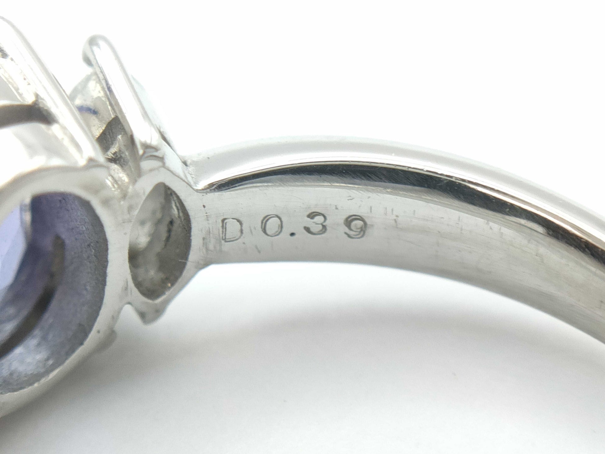 TZ1.94ct D0.39ct Pt900 6.9g Ring