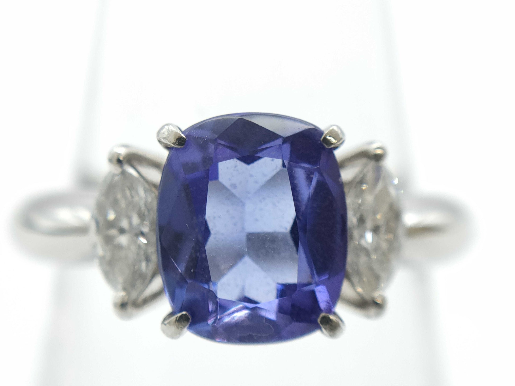 TZ1.94ct D0.39ct Pt900 6.9g Ring