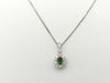Alexandrite Diamond 0.37/0.33 Engraved Pt900/850 4.7g Necklace