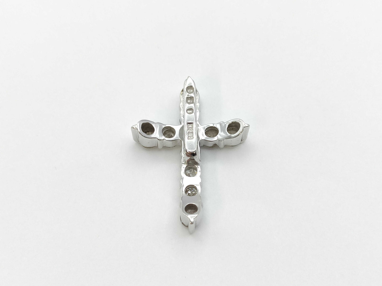 D0.50ct K18WG 1.3g Pendant Top