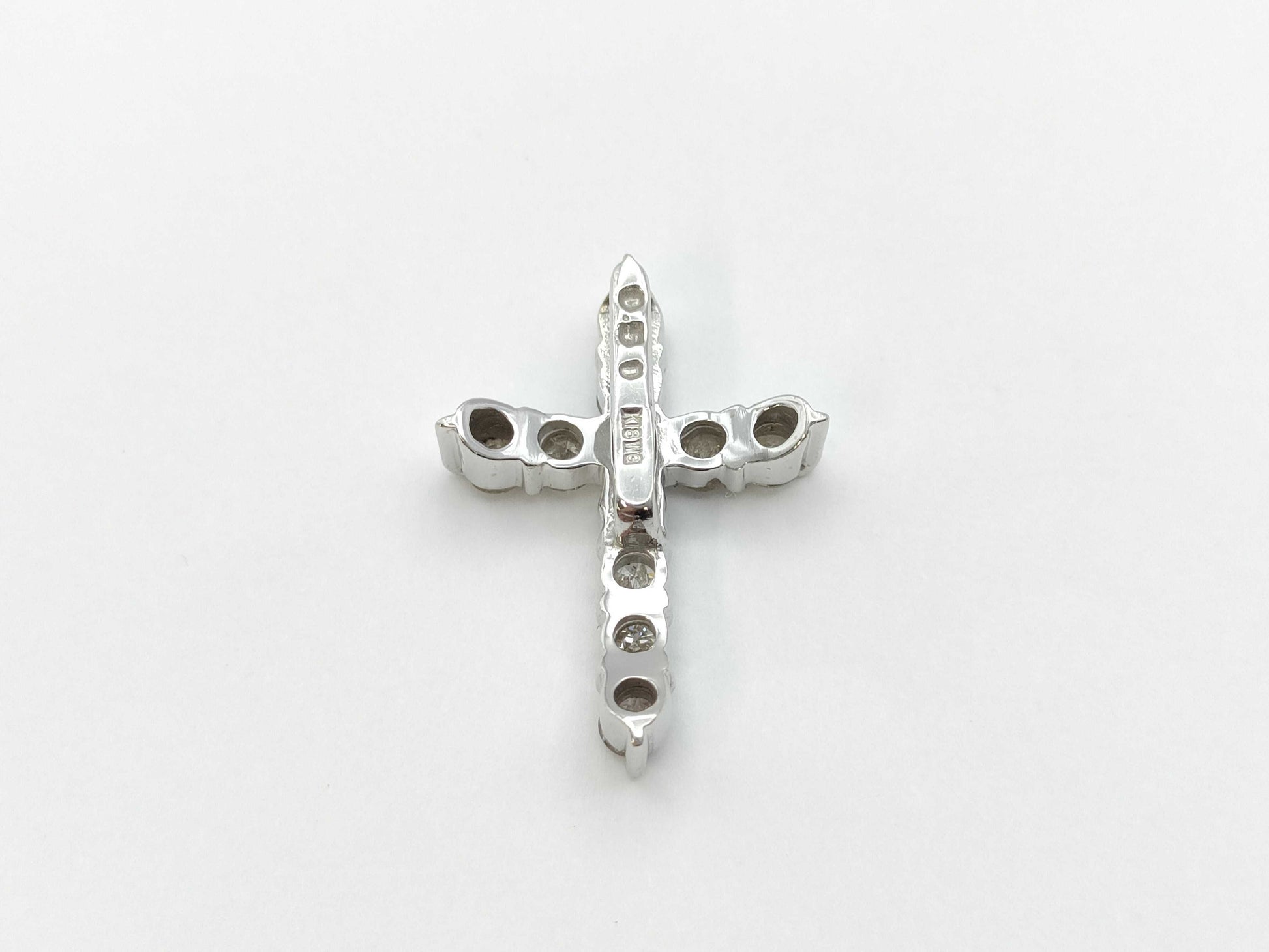 D0.50ct K18WG 1.3g Pendant Top