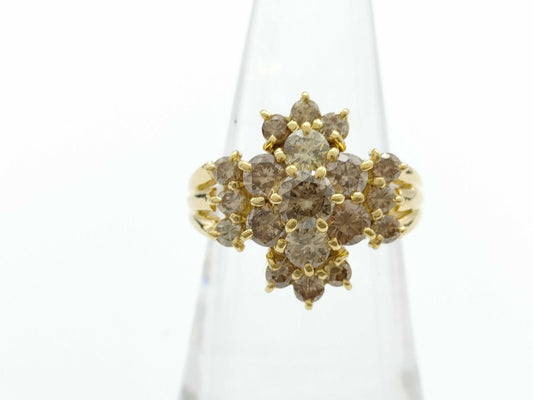 D2.02ct K18 5.9g Ring