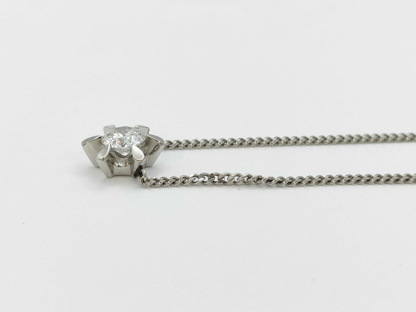 D0.549ct PT900/850 5.5g Necklace
