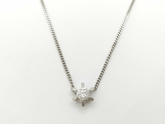 D0.549ct PT900/850 5.5g Necklace
