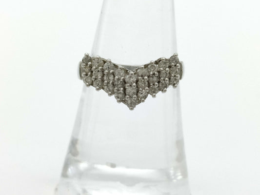 D0.58ct Pt900 3.9g Ring