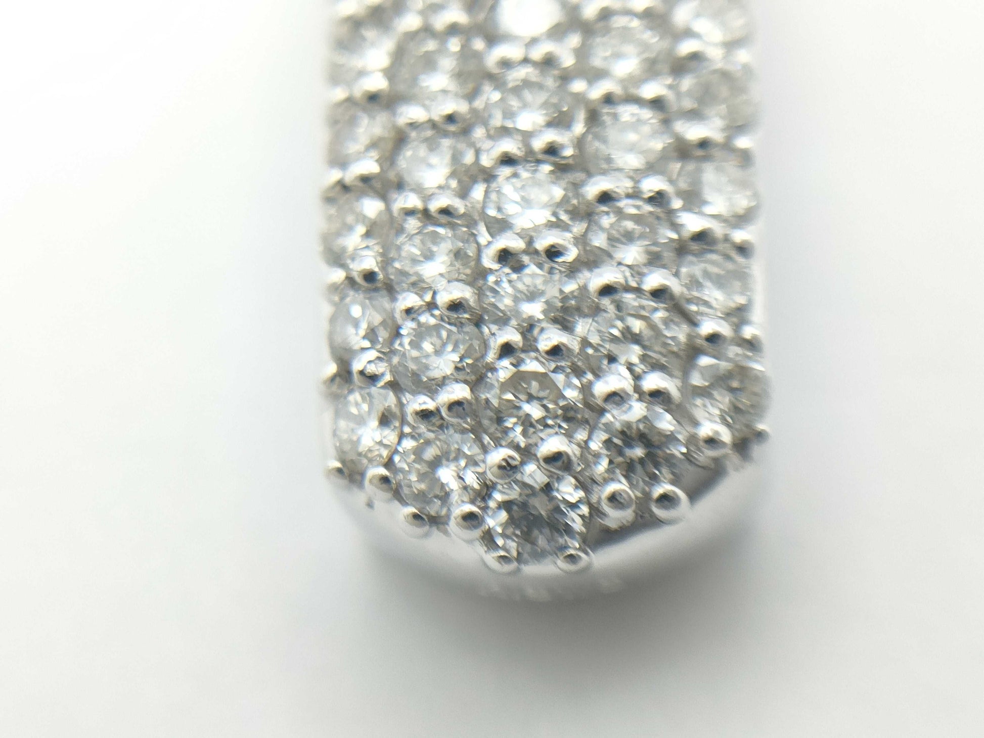 D1.00ct K18WG 3.0g Pendant Top