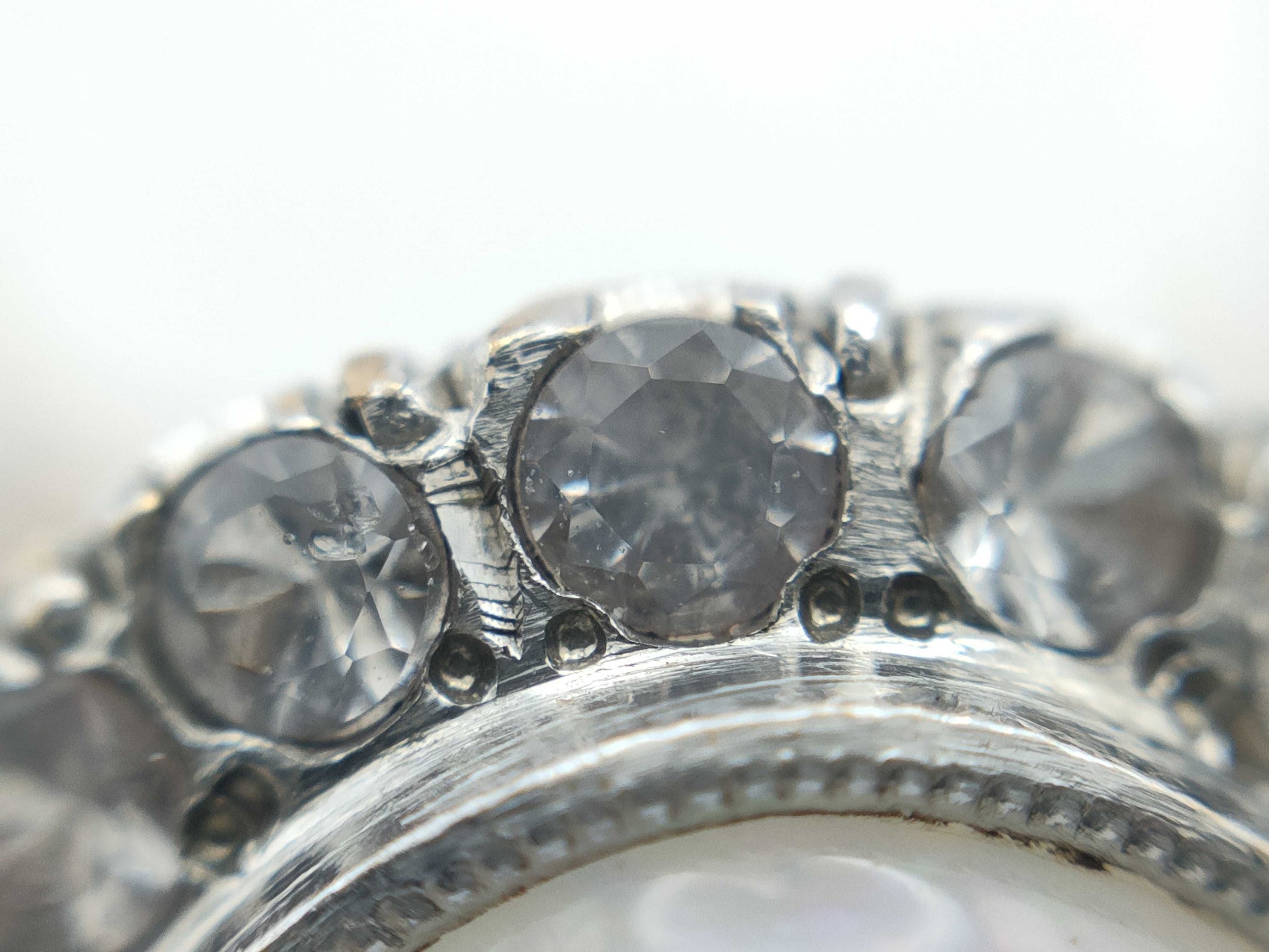 Opal Transparent Stone K18 3.5g Ring