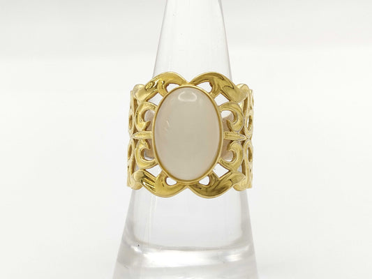 Colored Stone K18 8.5g Ring