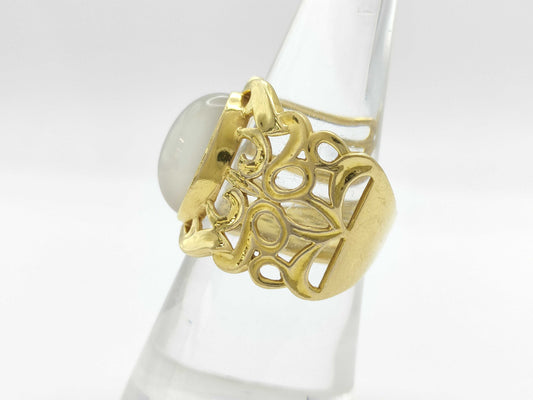 Colored Stone K18 8.5g Ring