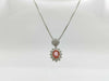 S0.844ct D0.50ct Pt900/850 7.2g Necklace
