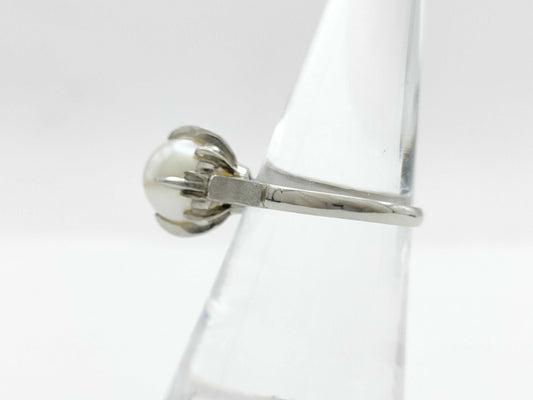 Pearl Diameter Approx. 9.0mm Pt900 5.9g Ring