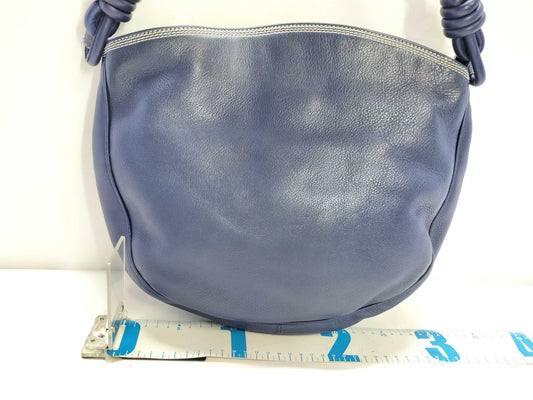 LOEWE Anagram Leather Shoulder Bag Navy Shoulder Bag