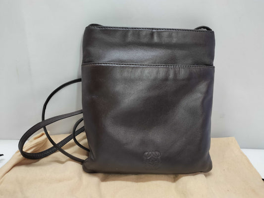 LOEWE Anagram Nappa Leather Shoulder Bag Sacoche Shoulder Bag