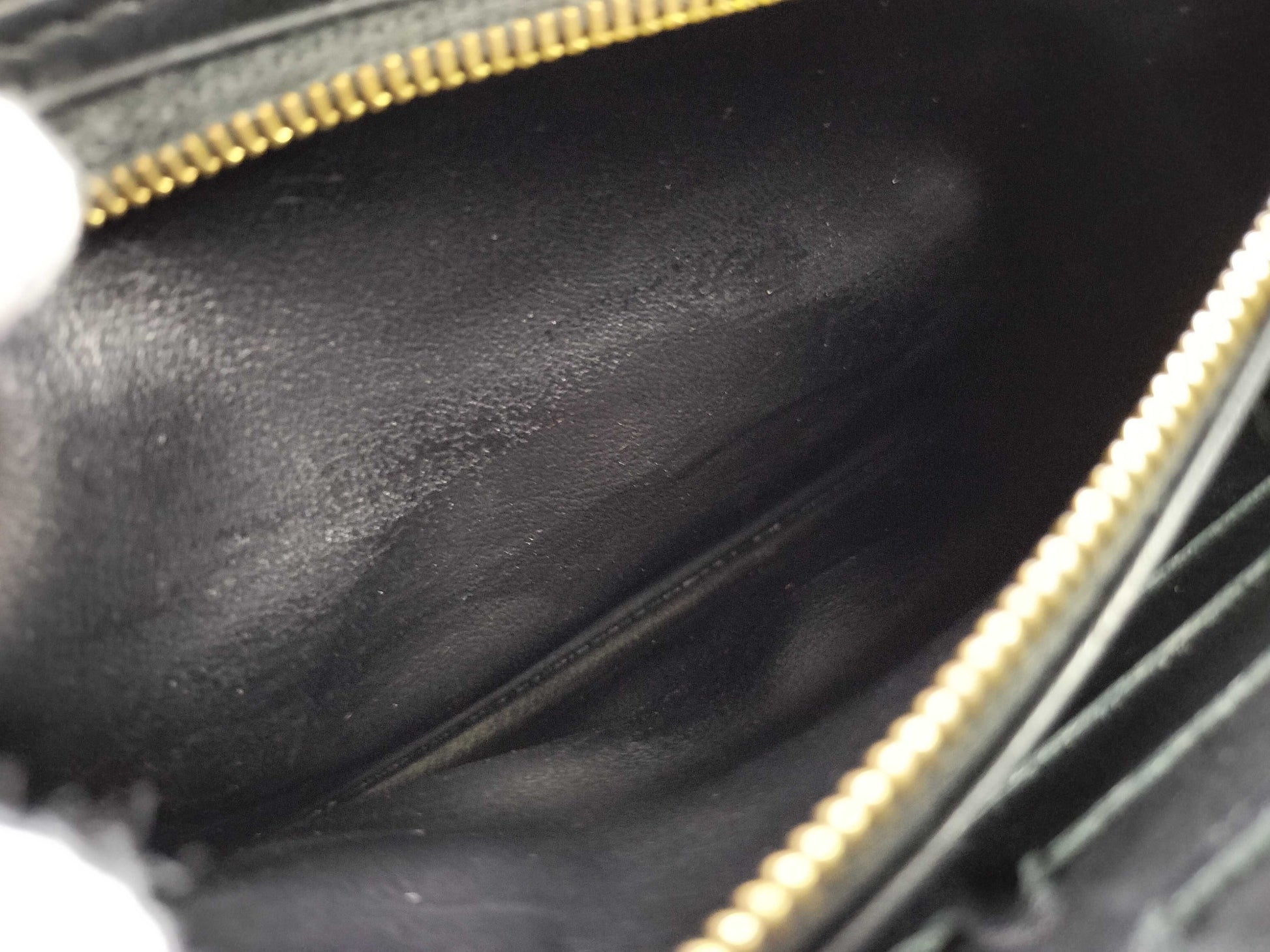 LOUIS VUITTON Suhari Louis Vuitton Suhari Leather Long Wallet Black Serial Wallet